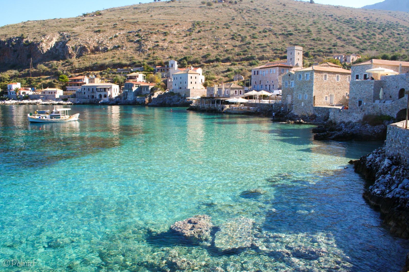 Limeni Village - Harbour and Stone Houses